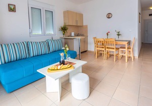 Blue Mediterranean with stunning sea view,one bedroom ,private parking