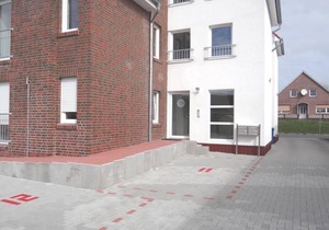 Bright and friendly: the modern first floor apartment was renovated in April.