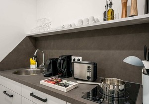 ☆BRIGHT: City Center for 4 | Kitchen | RoofTerrace