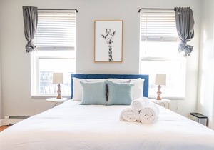 Bright & Private 1BR Apt in Uptown Hoboken
