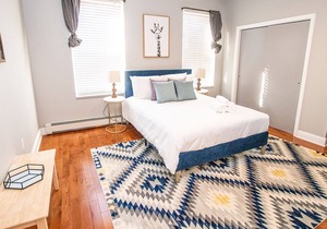 Bright & Private 1BR Apt in Uptown Hoboken
