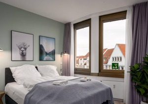 ☆BRIGHT: Stylish for 2 | City Center | Kitchen