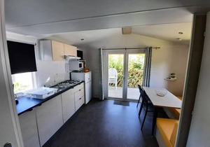 Camping de la Baie de Térénez * - Comfort Loggia Bay mobile home 3 rooms 4 people