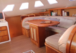 Catamaran with skipper and hostess Cyclades