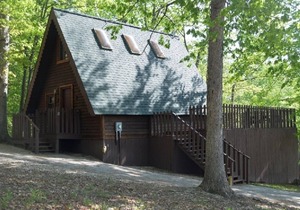 Cedar A Frame Cabin 5 with HOT TUB on Patoka Lake in Southern Indiana