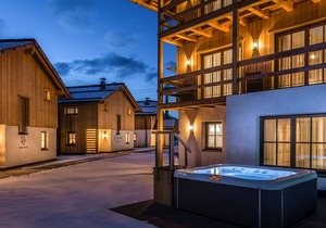 Chalet Lujanta with a view of the Dolomites