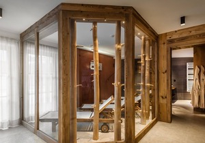 Chalet Lujanta with a view of the Dolomites