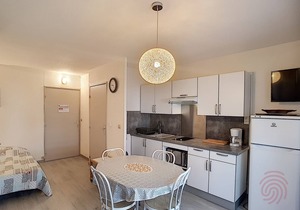 Charming Renovated Apartment with Terrace, Garden View, and Free Wi-Fi Near Lamalou-les-Bains Center