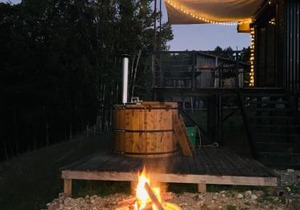 Colico Tiny Lodge - jacuzzi-Terraza