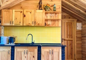 Comfortable holiday houses, swimming pool for children, near the lake, Osieki
