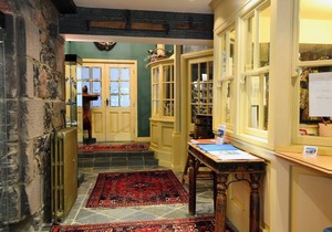 Converted stable block at the foot of the Cheviots between coast and country.