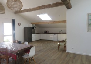 Cottage located in a natural environment, located between sea and mountain.