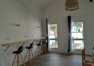 Cottage located in a natural environment, located between sea and mountain.