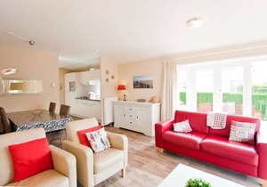 Cozy chalet with a combination microwave