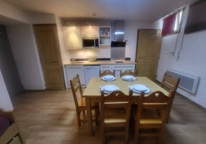 Cozy studio for 4 on the slopes with WiFi in Montgenèvre