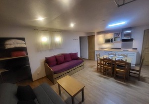 Cozy studio for 4 on the slopes with WiFi in Montgenèvre