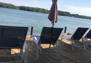 Deep water. Amazing views. Kayaks and paddle boards provided.