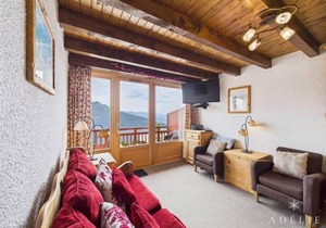 Duplex rénové avec balcon et parking, à 100m des pistes - FR-1-398-529