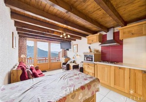 Duplex rénové avec balcon et parking, à 100m des pistes - FR-1-398-529