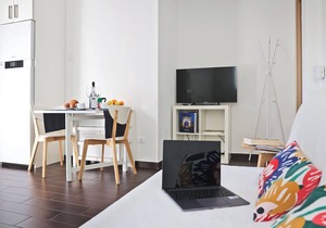Elegant and comfortable ground floor apartment 300m from the sea in Rimini with private parking space