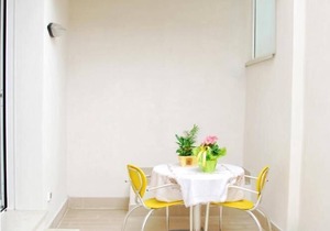 Elegant and comfortable ground floor apartment 300m from the sea in Rimini with private parking space