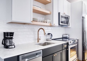 Elegant Brookline 1BR w/Gym & W/D, steps to Green Line, by Blueground