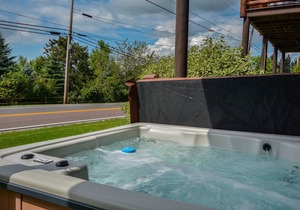 Enjoy lake access and ski slope views!