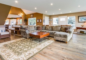 Enormous Ocean View Homes with Firepit & Deck - Short Walk to the Beach