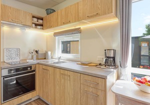 Experience a real Tiny House vacation close to nature at Camping Park Wemding!
