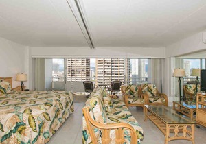 Fully renovated One-Bedroom unit on the 16th Floor overlooking the surrounding Waikiki area!