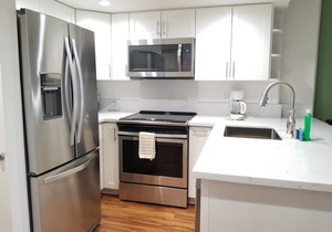 Fully renovated unit on the 12th Floor overlooking the mountains and the surrounding Waikiki area!