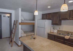 Great 1(plus) bedroom downstairs condo. This is the best location in Ketchum!