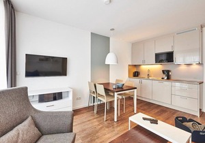Great apartment close to the beach with two balconies incl. use of swimming pool & sauna