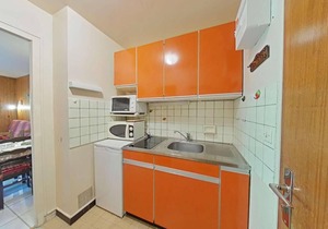 Ground floor, view mountain, terrace, parking, tv, ski locker, 23m², Le Grand Bornand