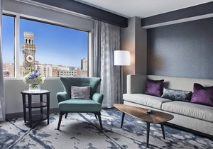 Hilton Baltimore 1 King Bed Deluxe Suite