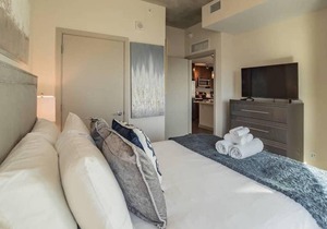 Home is in a two year old building with great amenities