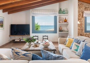 House on the first line of the Bay of Pollensa. farm can cuarassa