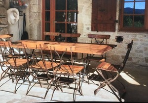 House with private pool and open view, Barjac center