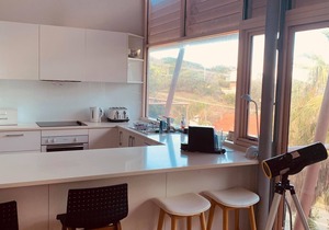 Immaculate designer house-sweeping views over iconic Blueys Beach 3min walk away
