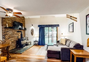 Inviting Two-Story Condo w/Shared Indoor Pool, Game Room, & Mountain Views