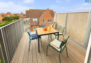 Juist vacation with sunny roof terrace!