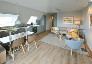 Juist vacation with sunny roof terrace and private sauna!