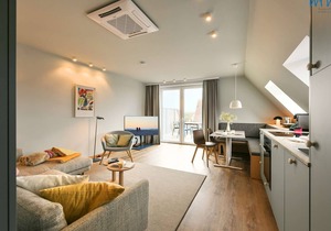 Juist vacation with sunny roof terrace and private sauna!