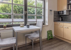 Just enjoy the silence: The ground floor apartment is located near the K