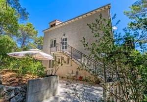 Karla - Studio in Polače, balcony with partial sea view