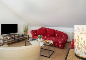 Light-Flooded Attic Apartment “Haus Schussenblick DG” with Wi-Fi, Terrace & Garden; Parking