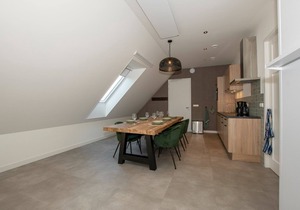 Lodging 1: Spacious and luxurious 4 to 6 person apartment.