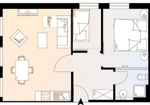 LOFT 3 - Strandloft Norderney Apartment - 5 minutes walk to the west beach