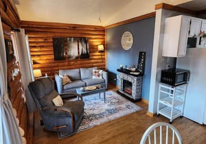 Log Cabin 11 with Hot Tub at Osborn Boat Ramp on Patoka Lake