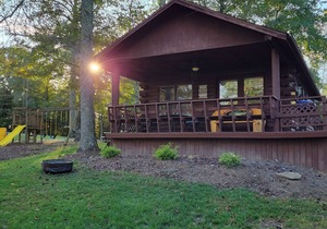 Log Cabin 3 at Osborn Boat Ramp on Patoka Lake